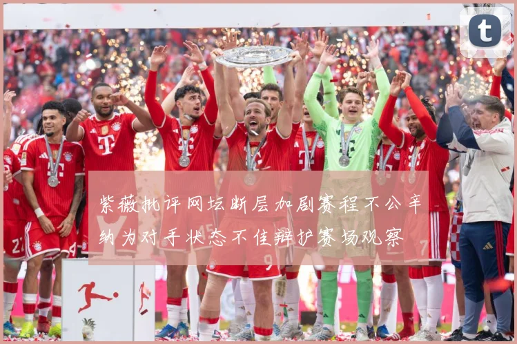 紫薇批评网坛断层加剧赛程不公辛纳为对手状态不佳辩护赛场观察